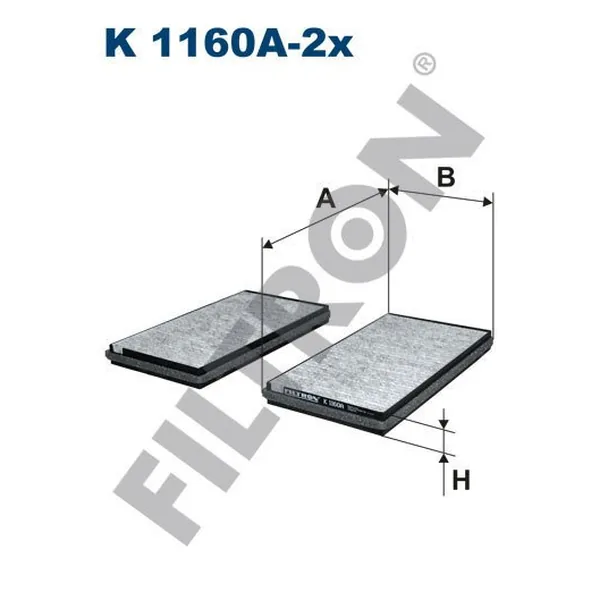 FILTRON K1160A-2x Polen / Kabin Filtresi