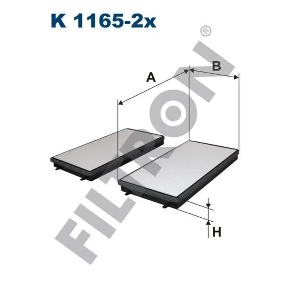 FILTRON K1165-2x Polen / Kabin Filtresi