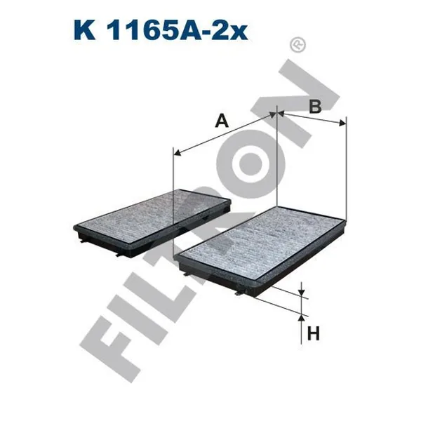 FILTRON K1165A-2x Polen / Kabin Filtresi