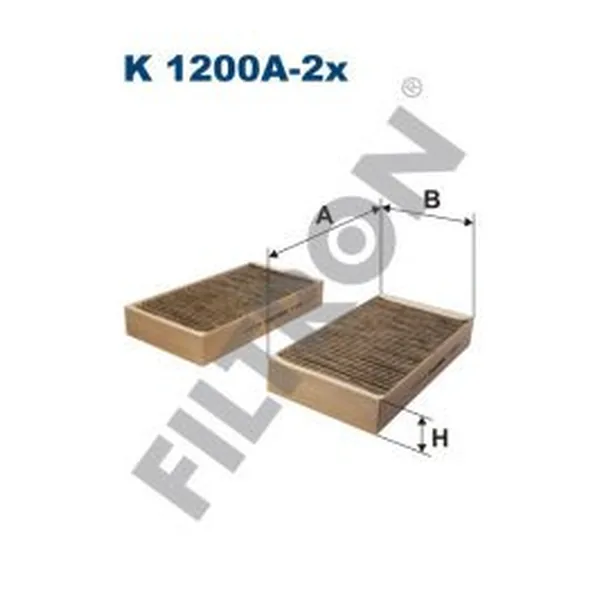 FILTRON K1200A-2x Polen / Kabin Filtresi