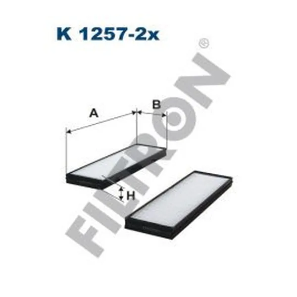 FILTRON K1257-2x Polen / Kabin Filtresi