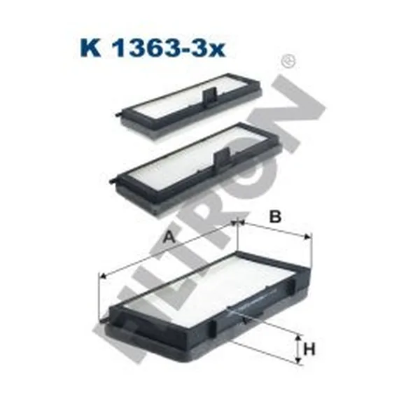 FILTRON K1363-3x Polen / Kabin Filtresi