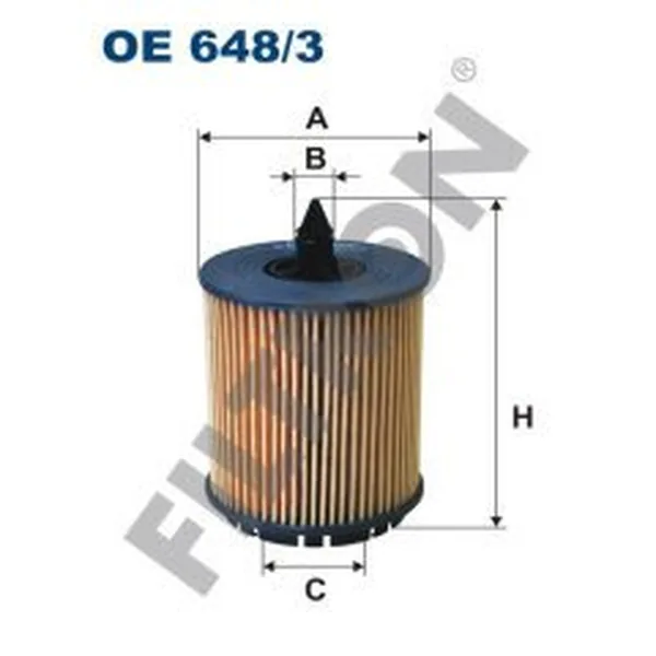 FILTRON OE648/3 Yağ Filtresi