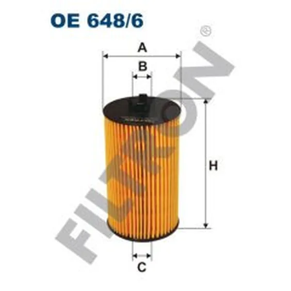 FILTRON OE648/6 Yağ Filtresi