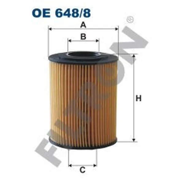 FILTRON OE648/8 Yağ Filtresi