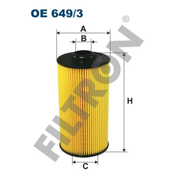 FILTRON OE649/3 Yağ Filtresi