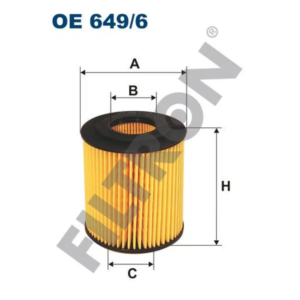 FILTRON OE649/6 Yağ Filtresi