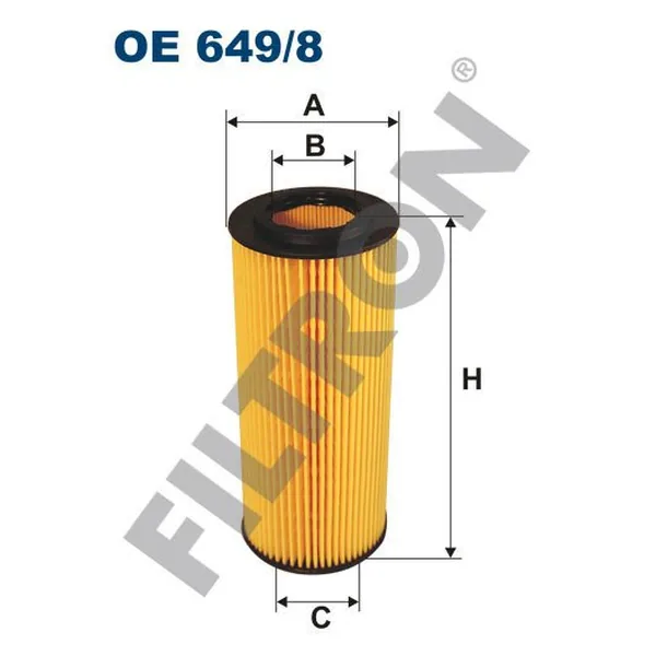 FILTRON OE649/8 Yağ Filtresi