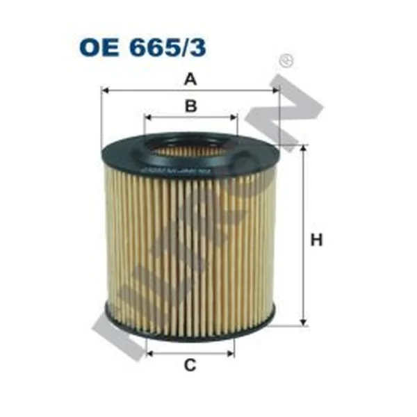 FILTRON OE665/3 Yağ Filtresi