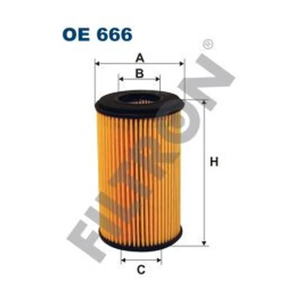 FILTRON OE666 Yağ Filtresi