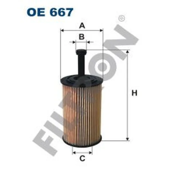 FILTRON OE667 Yağ Filtresi