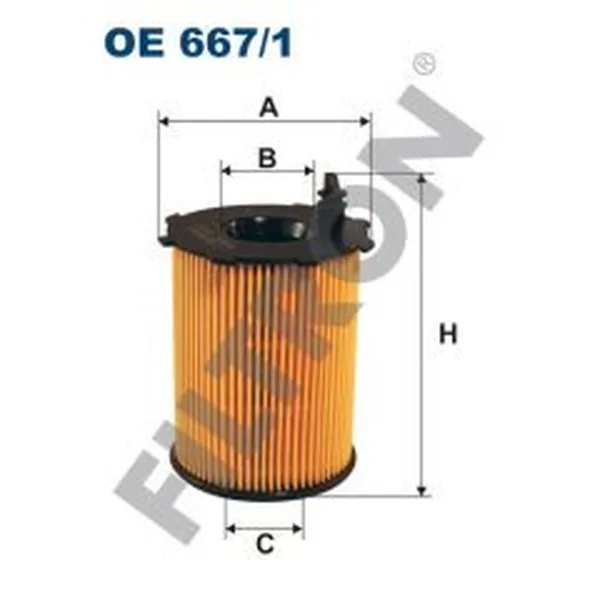 FILTRON OE667/1 Yağ Filtresi