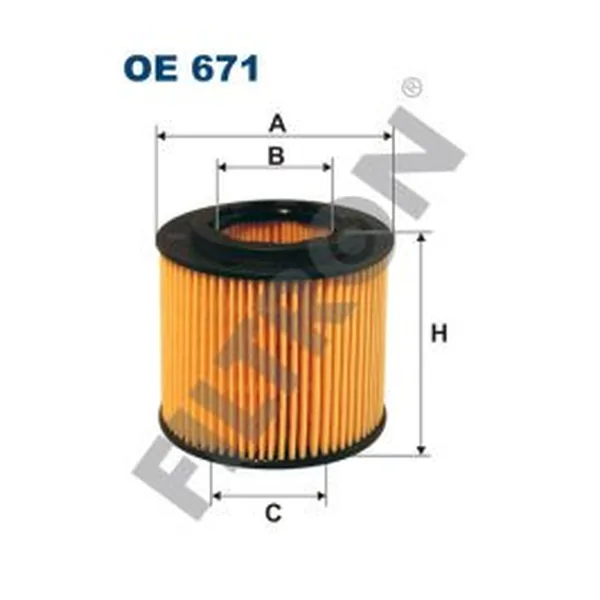 FILTRON OE671 Yağ Filtresi