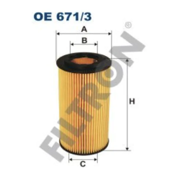 FILTRON OE671/3 Yağ Filtresi