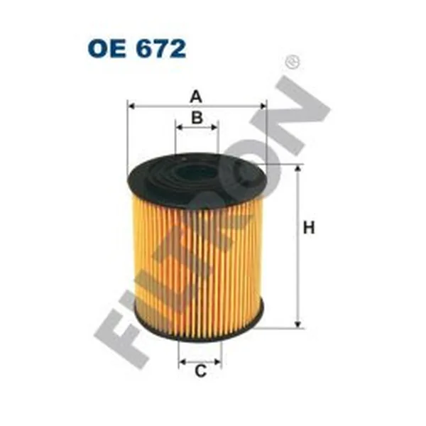 FILTRON OE672 Yağ Filtresi