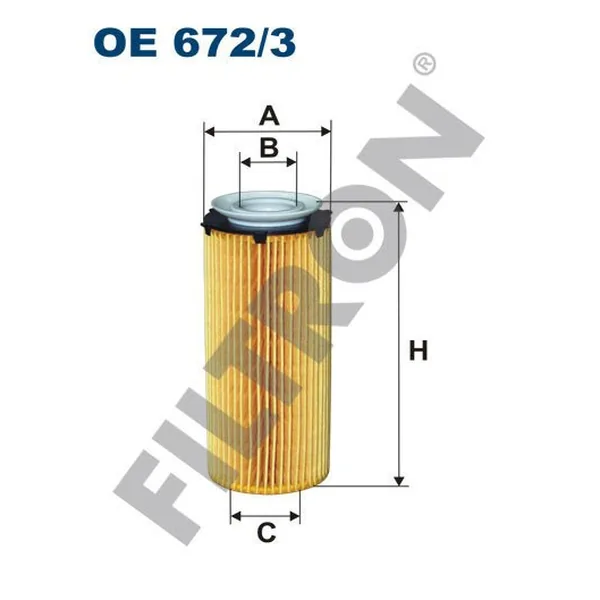 FILTRON OE672/3 Yağ Filtresi