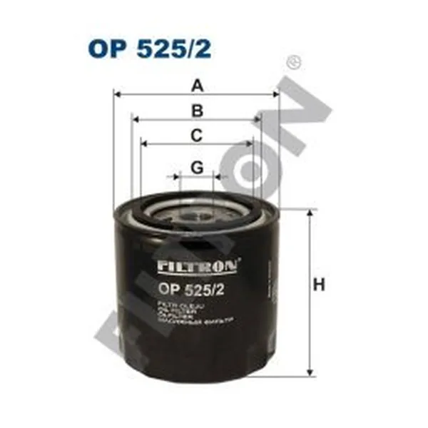 FILTRON OP525/2 Yağ Filtresi