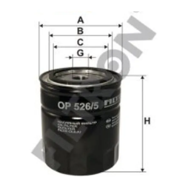 FILTRON OP526/5 Yağ Filtresi