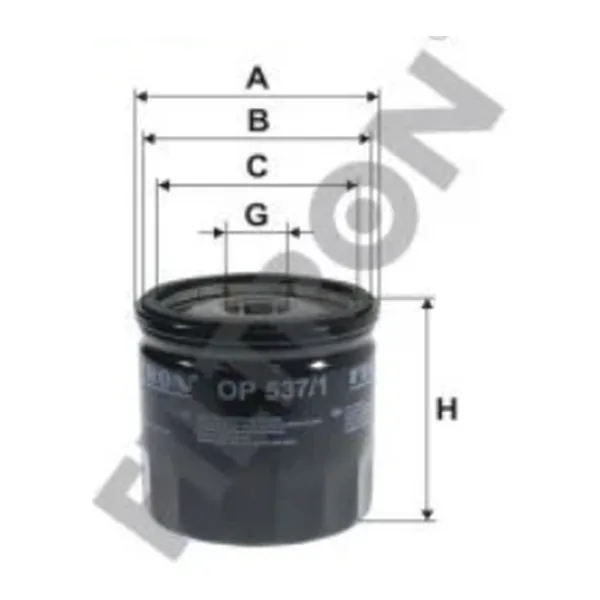 FILTRON OP537/1 Yağ Filtresi