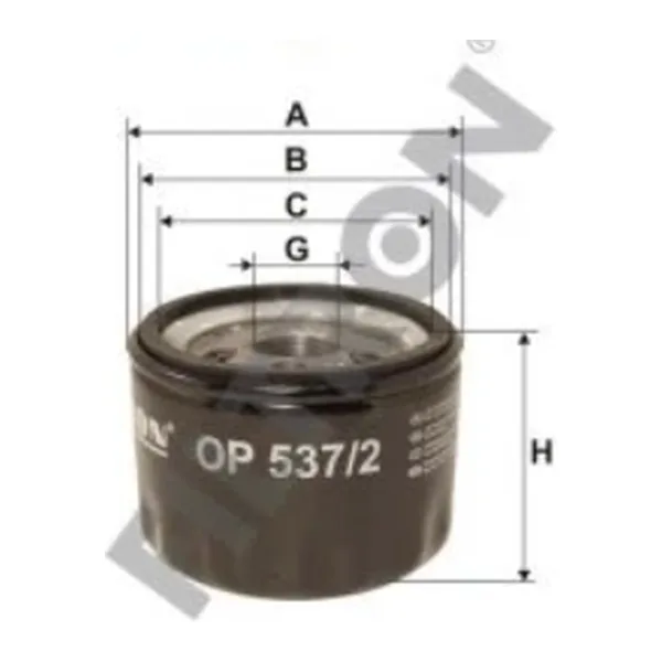 FILTRON OP537/2 Yağ Filtresi