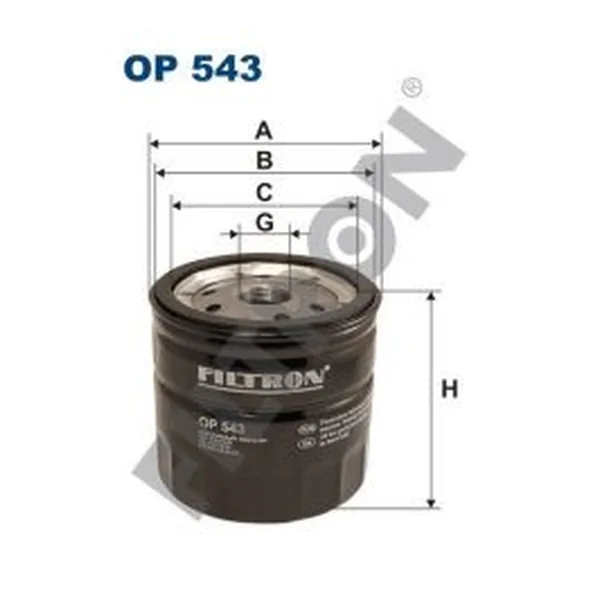 FILTRON OP543 Yağ Filtresi