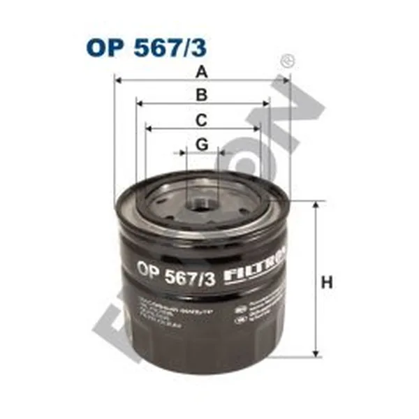 FILTRON OP567/3 Yağ Filtresi