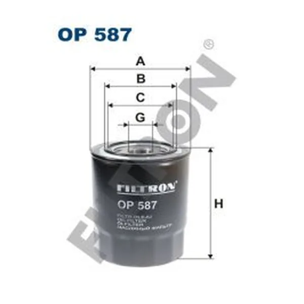 FILTRON OP587 Yağ Filtresi