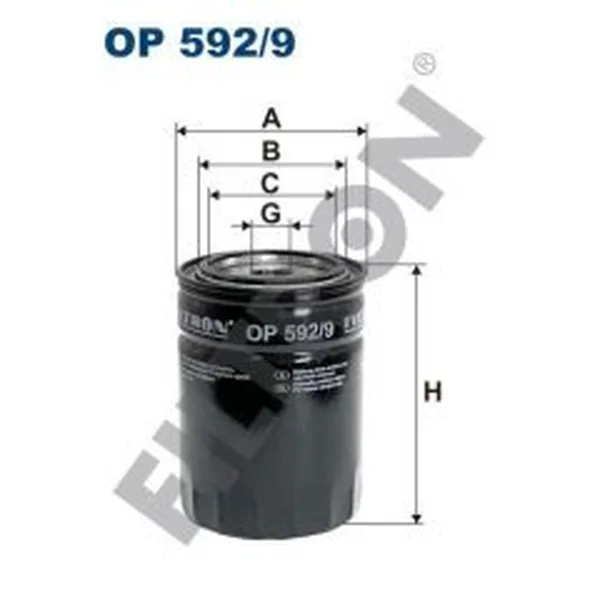 FILTRON OP592/9 Yağ Filtresi