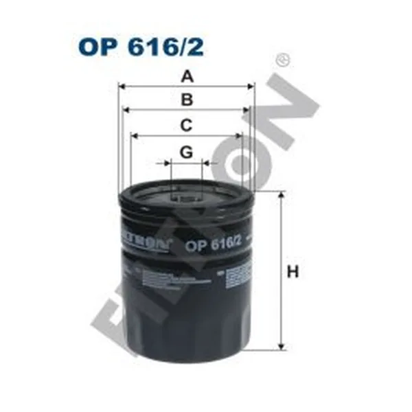 FILTRON OP616/2 Yağ Filtresi