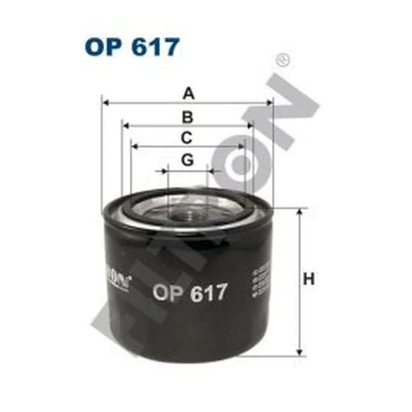 FILTRON OP617 Yağ Filtresi