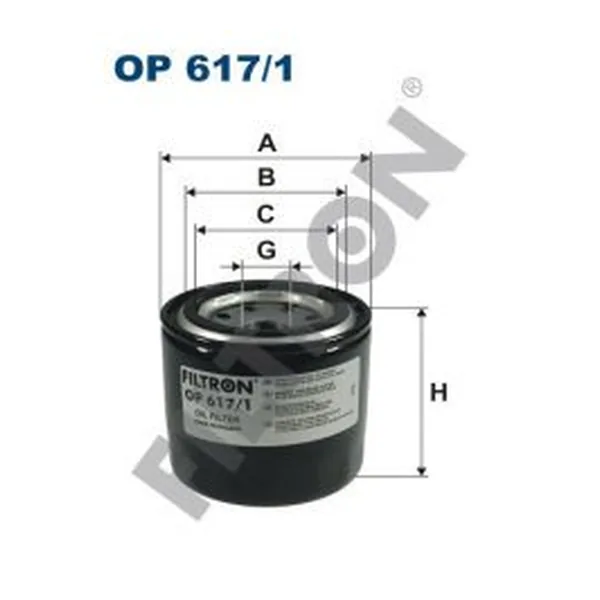 FILTRON OP617/1 Yağ Filtresi