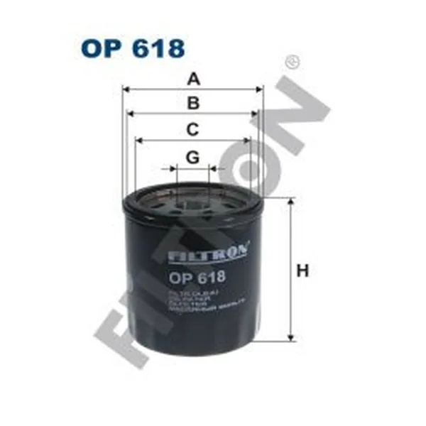FILTRON OP618 Yağ Filtresi