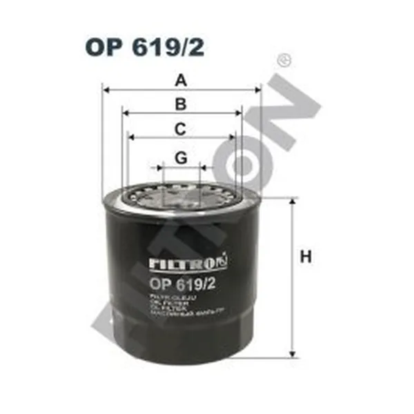 FILTRON OP619/2 Yağ Filtresi