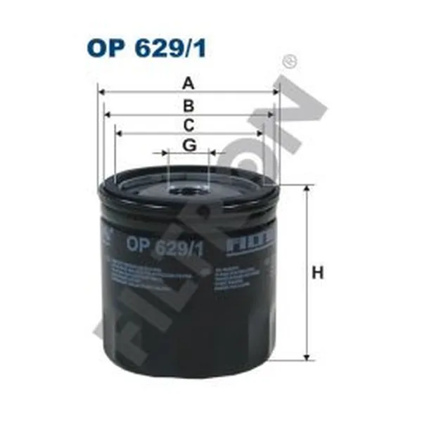 FILTRON OP629/1 Yağ Filtresi