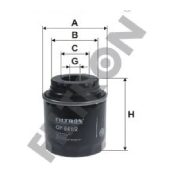 FILTRON OP641/2 Yağ Filtresi