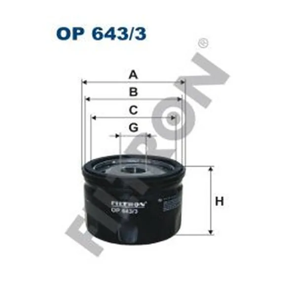 FILTRON OP643/3 Yağ Filtresi