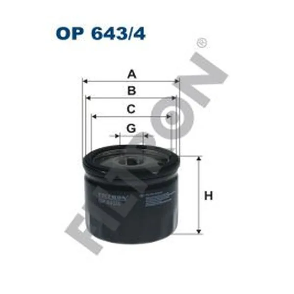 FILTRON OP643/4 Yağ Filtresi