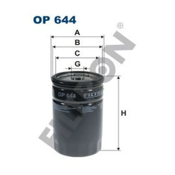 FILTRON OP644 Yağ Filtresi