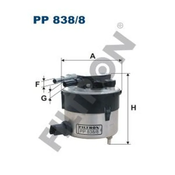 FILTRON PP838/8 Yakıt Filtresi