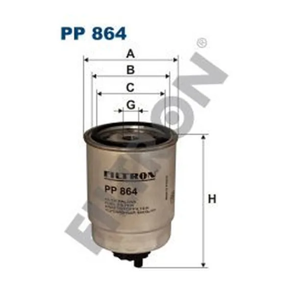 FILTRON PP864 Yakıt Filtresi