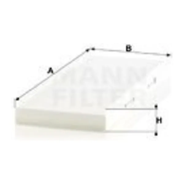 MANN-FILTER CU3955 Polen / Kabin Filtresi