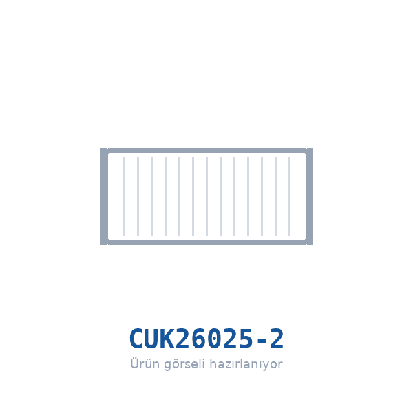 MANN-FILTER CUK26025-2 Polen / Kabin Filtresi