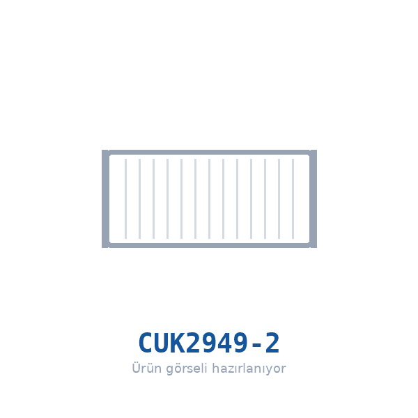 MANN-FILTER CUK2949-2 Polen / Kabin Filtresi