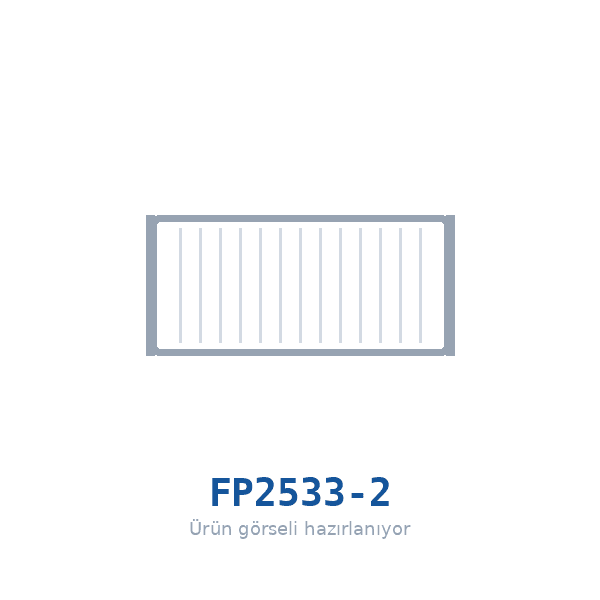 MANN-FILTER FP2533-2 Polen / Kabin Filtresi