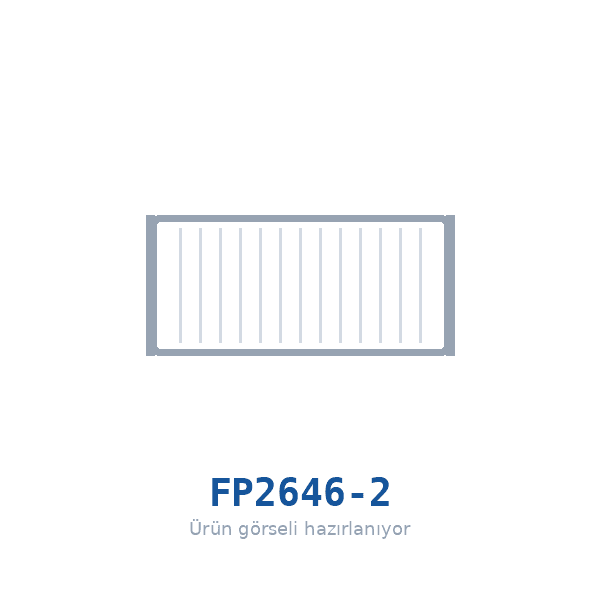MANN-FILTER FP2646-2 Polen / Kabin Filtresi