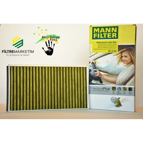 MANN-FILTER FP3139 Polen / Kabin Filtresi
