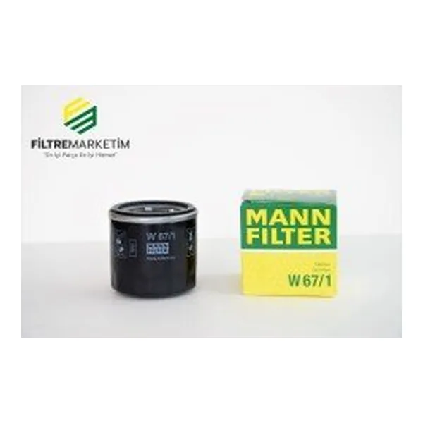 MANN-FILTER W67/1 Yağ Filtresi