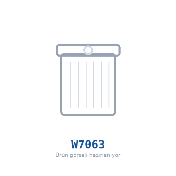 MANN-FILTER W7063 Yağ Filtresi