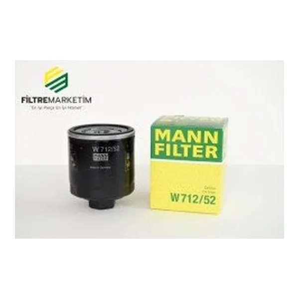 MANN-FILTER W712/52 Yağ Filtresi
